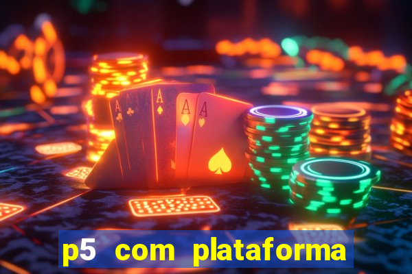 p5 com plataforma de jogos